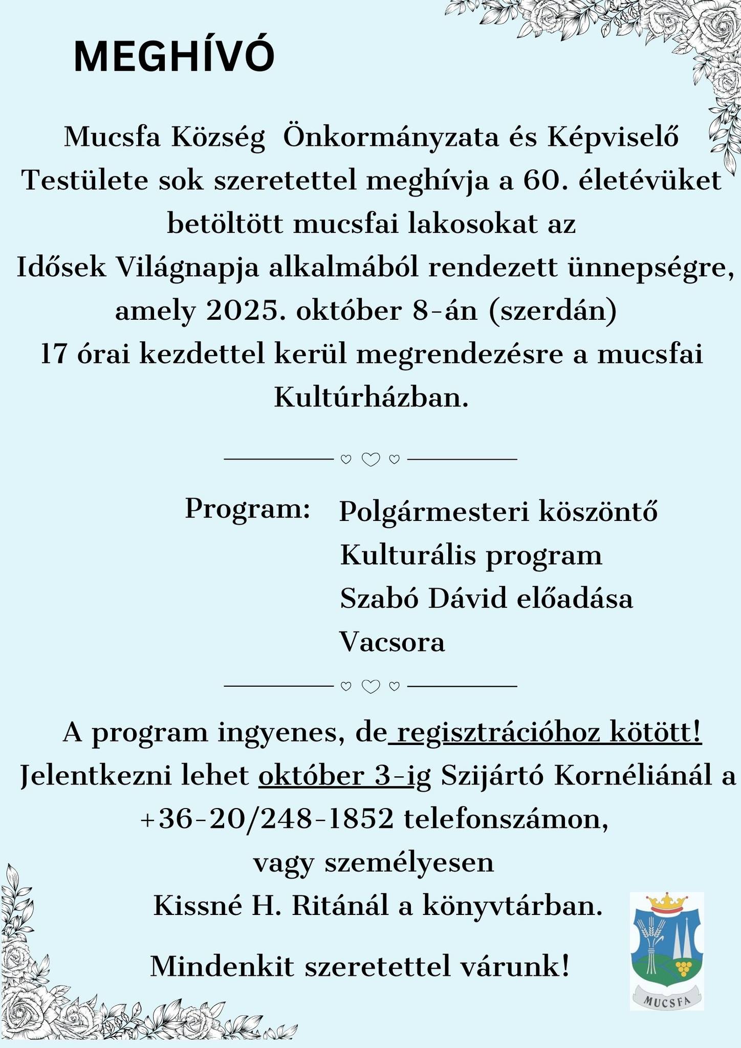 Idősek napja Plakát