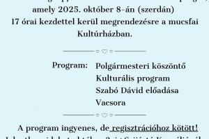 Idősek napja Plakát
