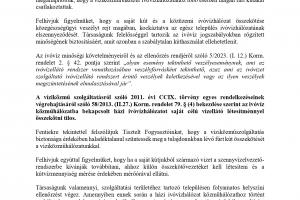 Felhívás szabálytalan kúthasználat megszüntetésére